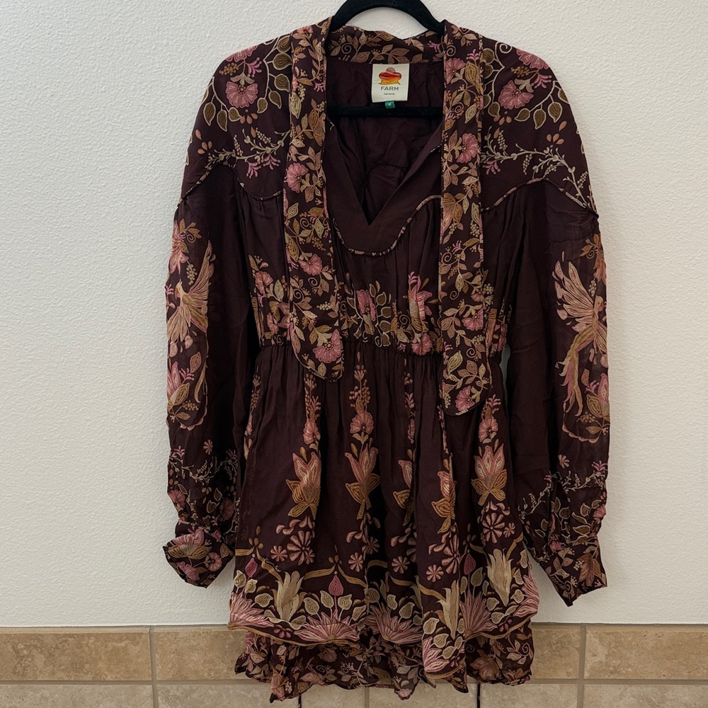 Farm Rio Belle Floral Minidress - Picture 6 of 9